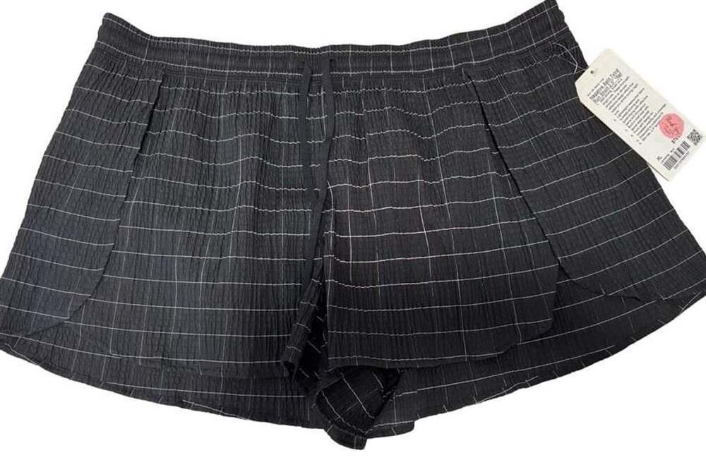 Lululemon Negative Split Txtrd Run Short 2.5 Size XL